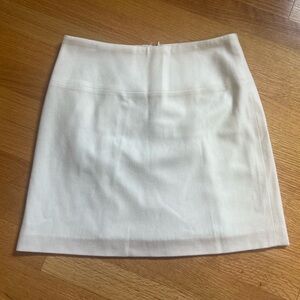 Banana Republic White A-Line Mini Skirt